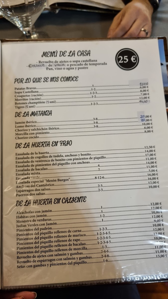 Menu Restaurante Meson Burgos-10