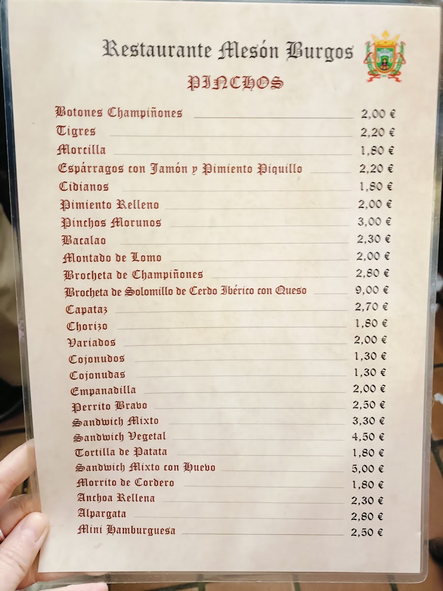 Menu Restaurante Meson Burgos-2