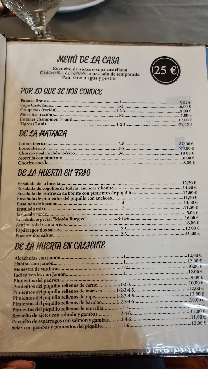 Menu Restaurante Meson Burgos-5